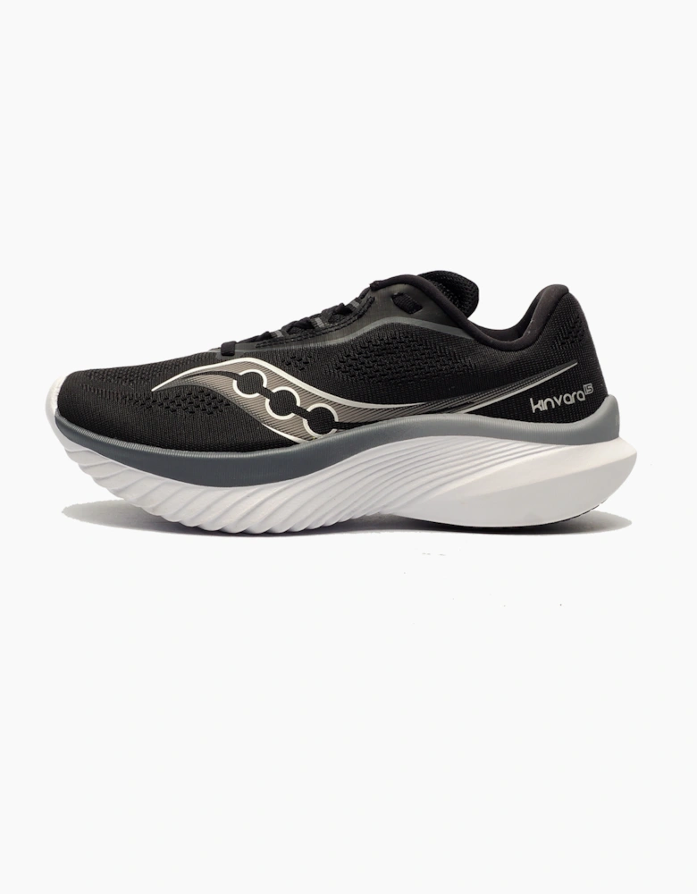 Saucony Kinvara 15 Womens Running Shoes Black / White