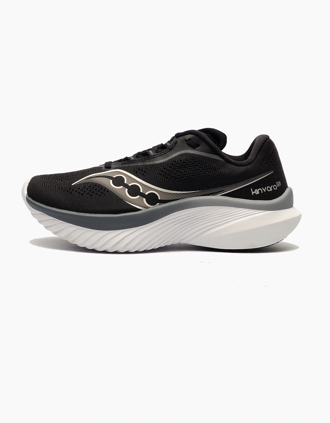 Saucony Kinvara 15 Womens Running Shoes Black / White