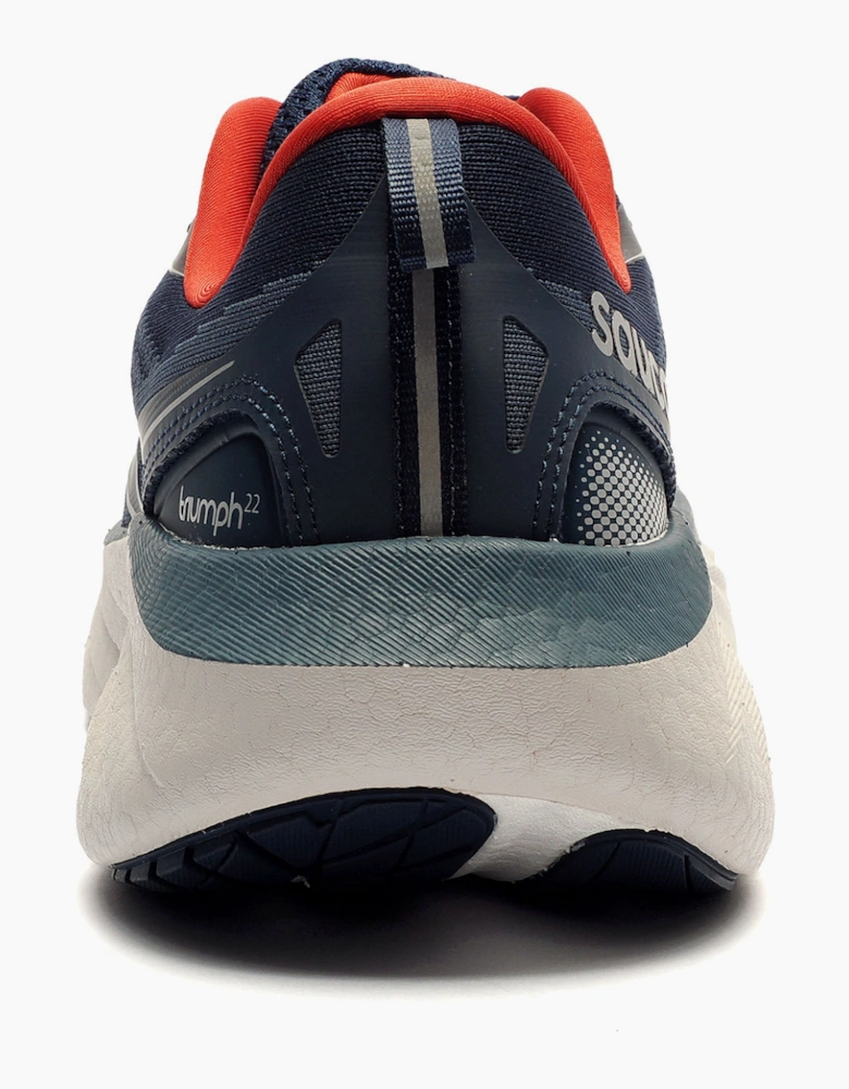 Saucony Triumph 22 Mens Running Shoes Navy / Dusk