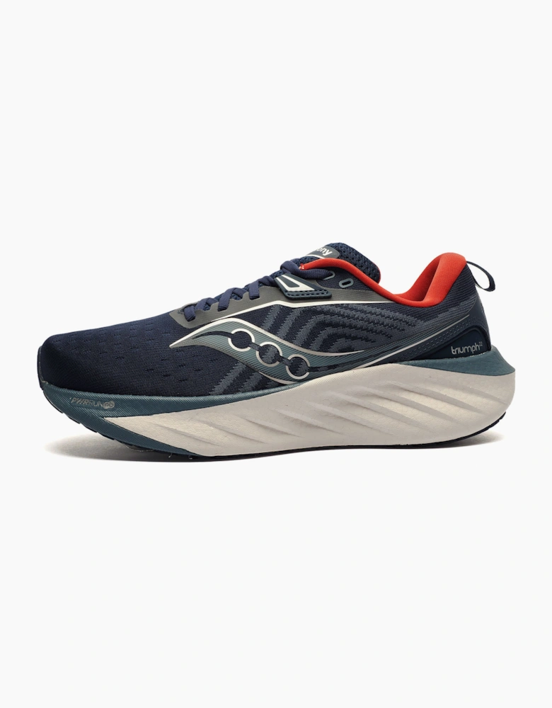 Saucony Triumph 22 Mens Running Shoes Navy / Dusk