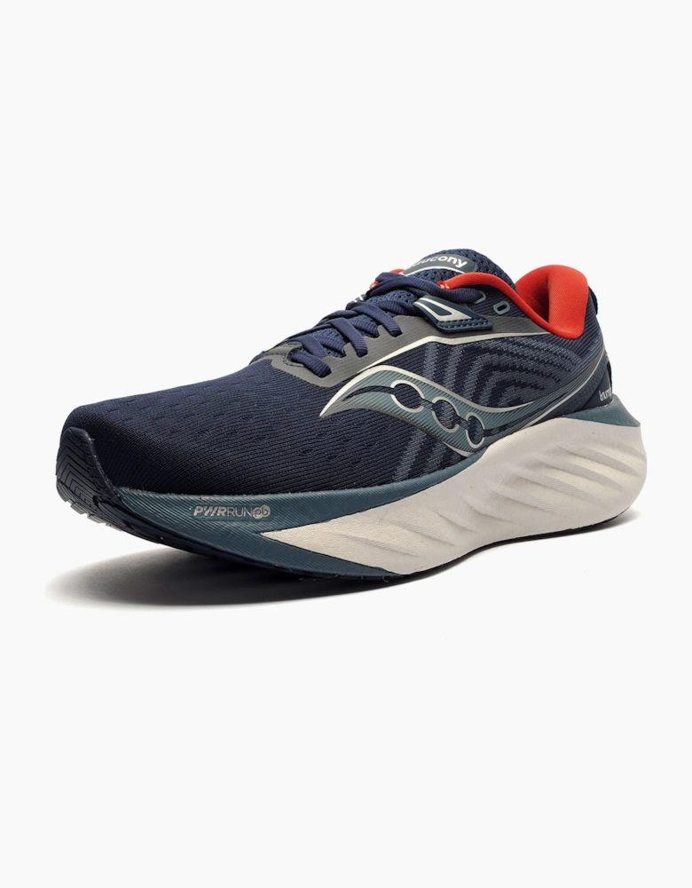 Saucony Triumph 22 Mens Running Shoes Navy / Dusk