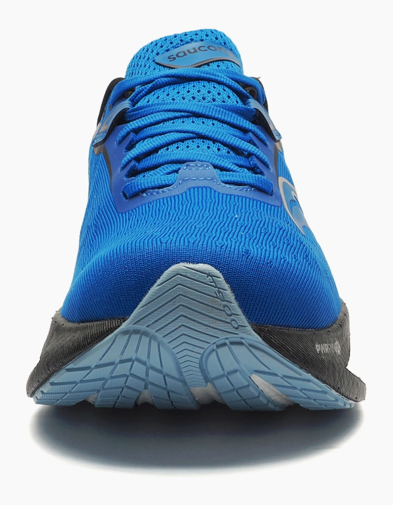 Saucony Triumph 22 Mens Running Shoes Skydiver / Black