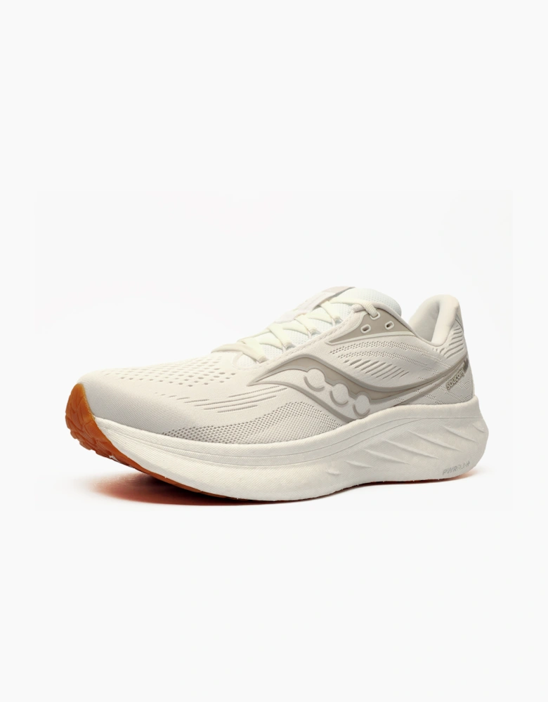 Saucony Ride 18 Mens Running Shoes White