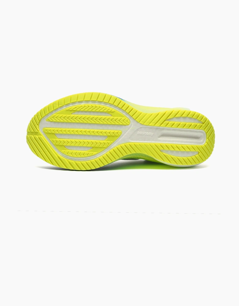 Saucony Surge 3 Mens Running Shoes White / True Blue / Yellow Lime