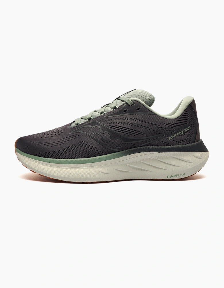 Saucony Ride 18 Mens Running Shoes Carbon / Iceberg