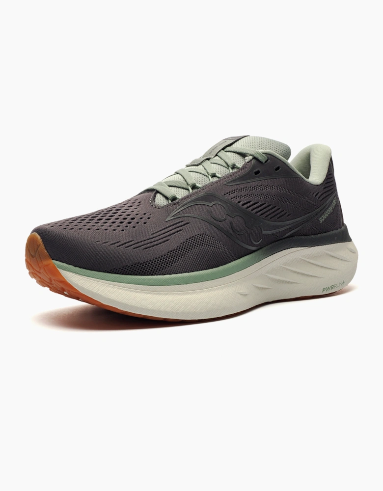 Saucony Ride 18 Mens Running Shoes Carbon / Iceberg