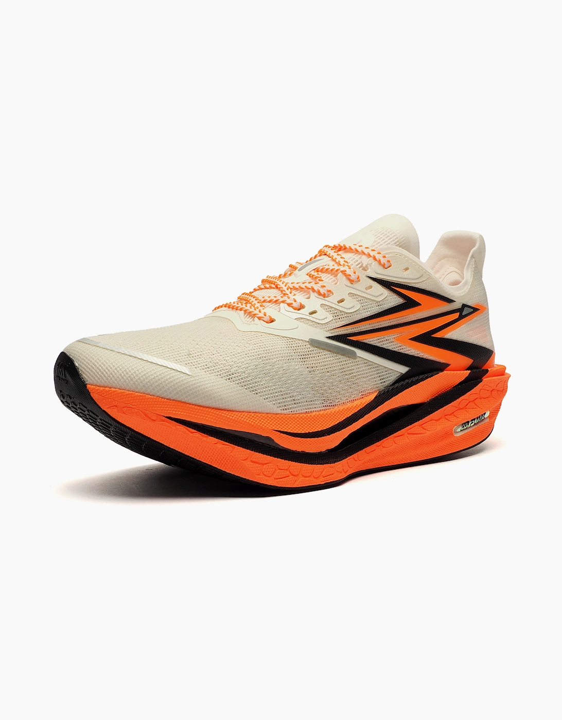 361 361° Flame 4.5 Mens Running Shoes Egret / Orange