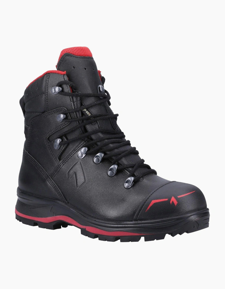 Haix Trekker Pro 2.0 Waterproof Safety Boots Mens Black/Red