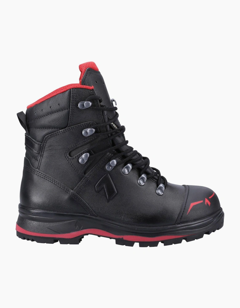Haix Trekker Pro 2.0 Waterproof Safety Boots Mens Black/Red