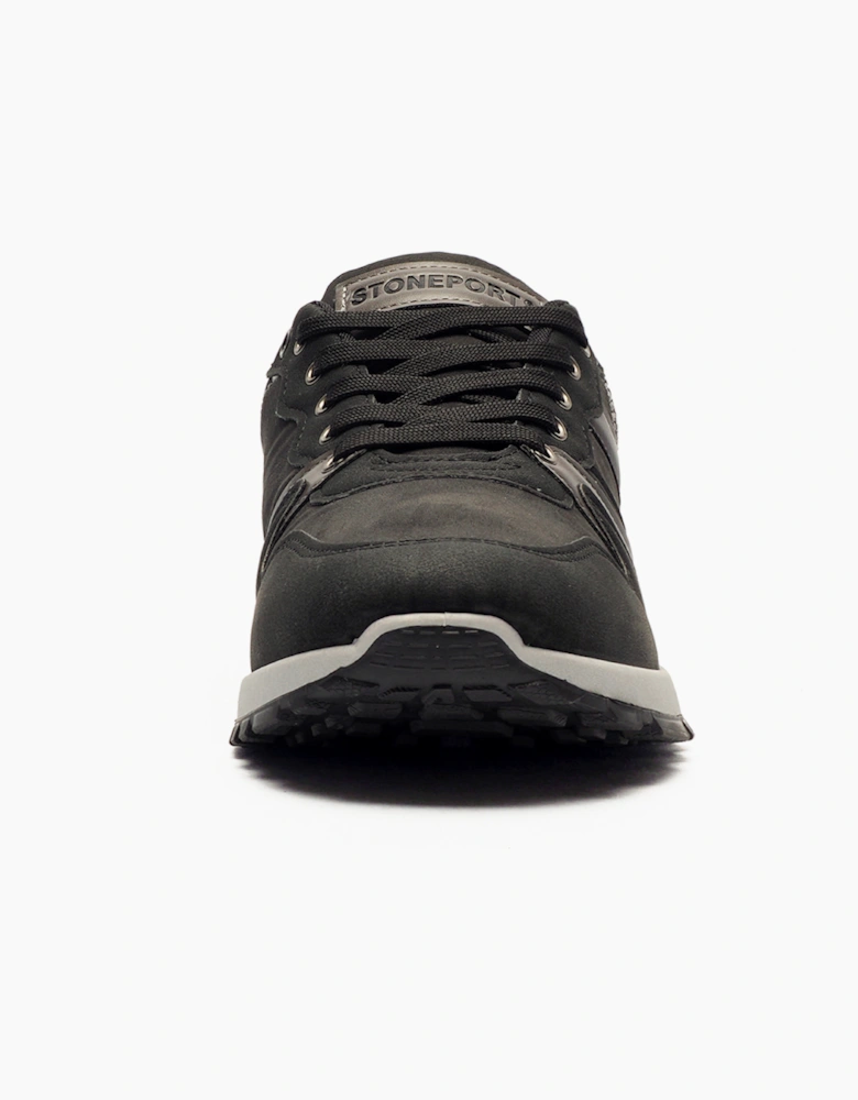 Stoneport Originals Stoneport Original Blaze Memory Foam Mens Trainers Black / Charcoal