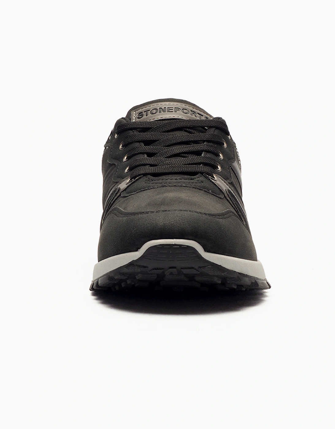 Stoneport Originals Stoneport Original Blaze Memory Foam Mens Trainers Black / Charcoal
