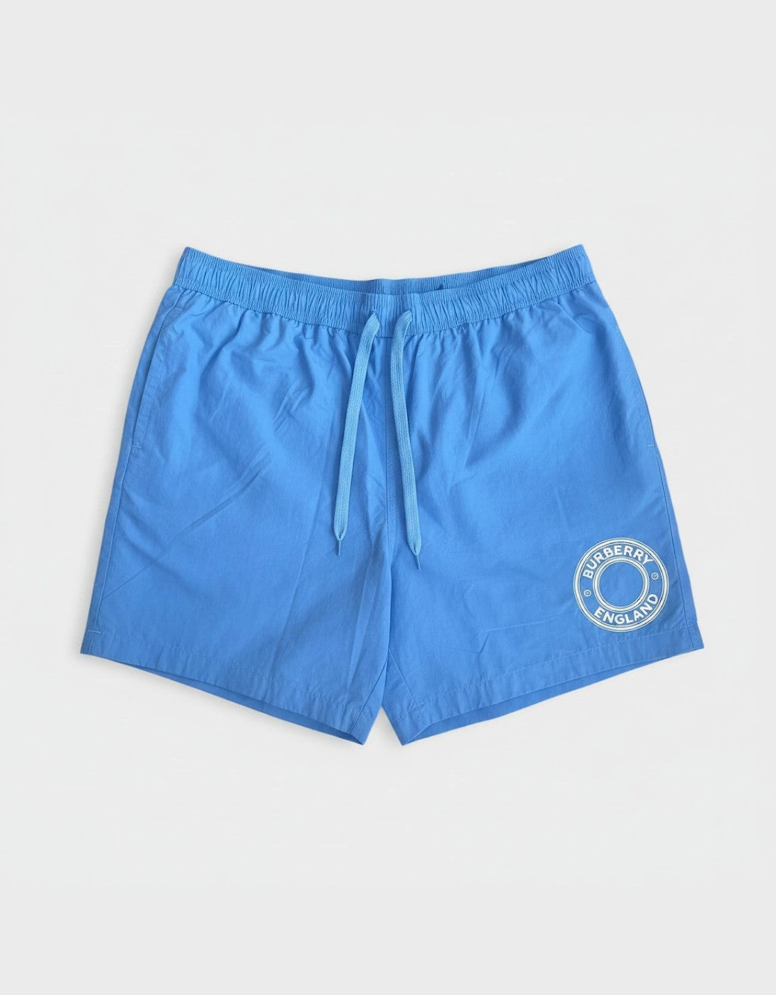 Martin Nylon Logo Swim Shorts Periwinkle Blue