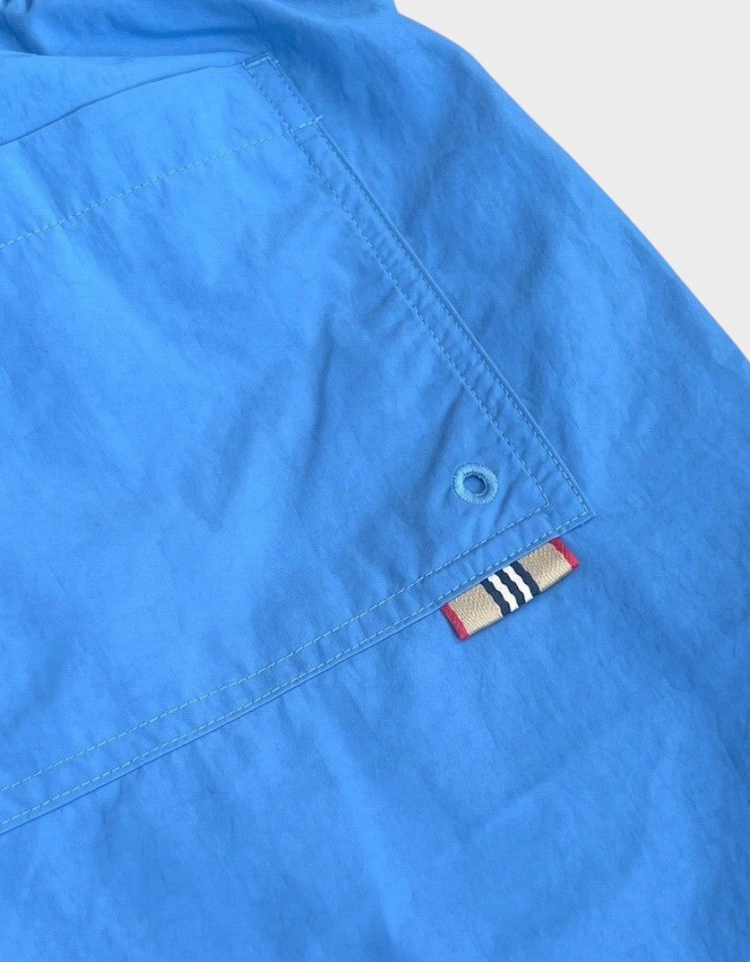 Martin Nylon Logo Swim Shorts Periwinkle Blue