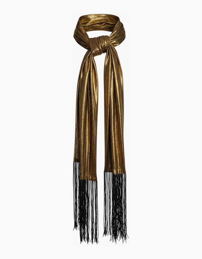 Brandy Skinny Scarf - Gold
