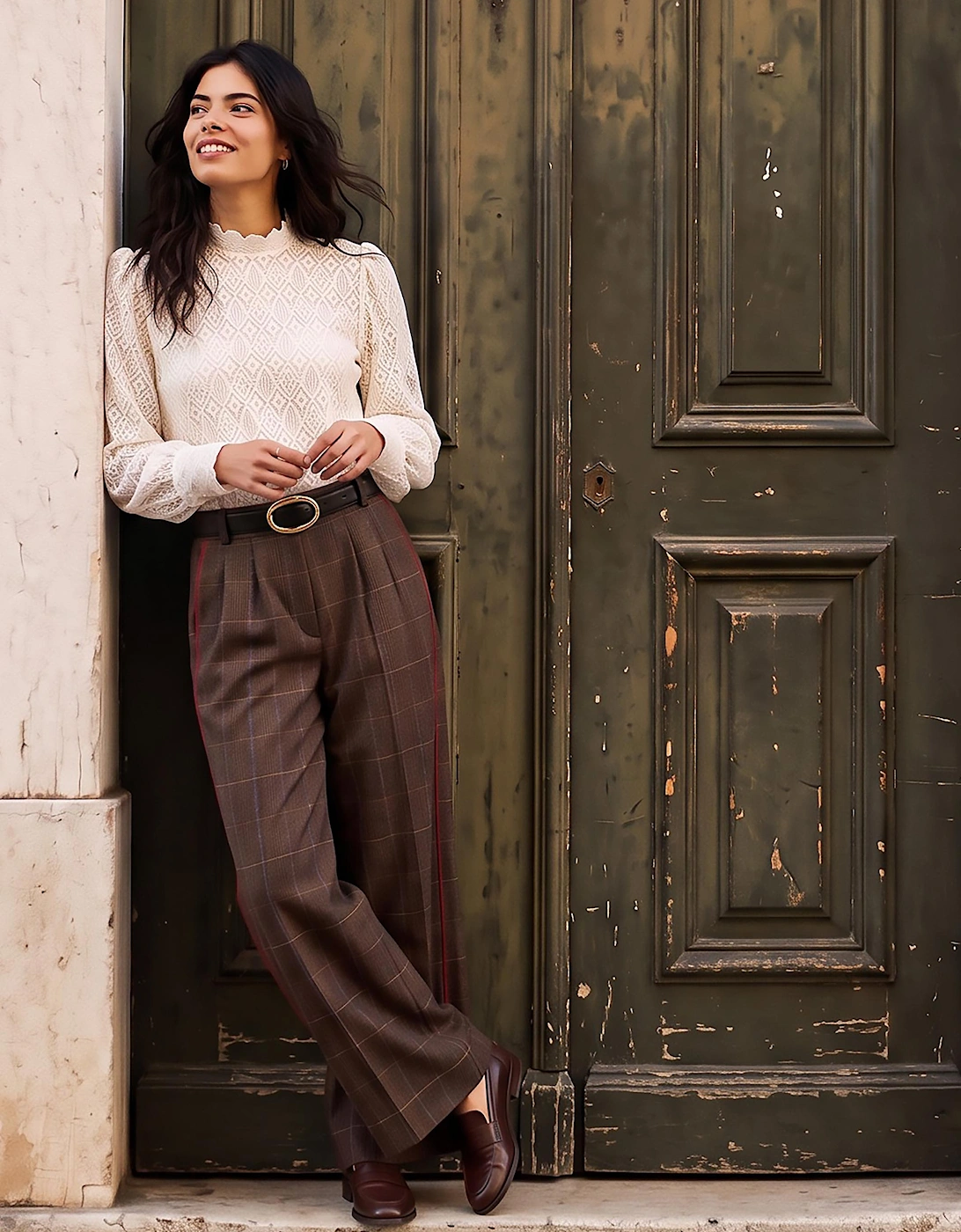 Nevada Check Trousers - Multi