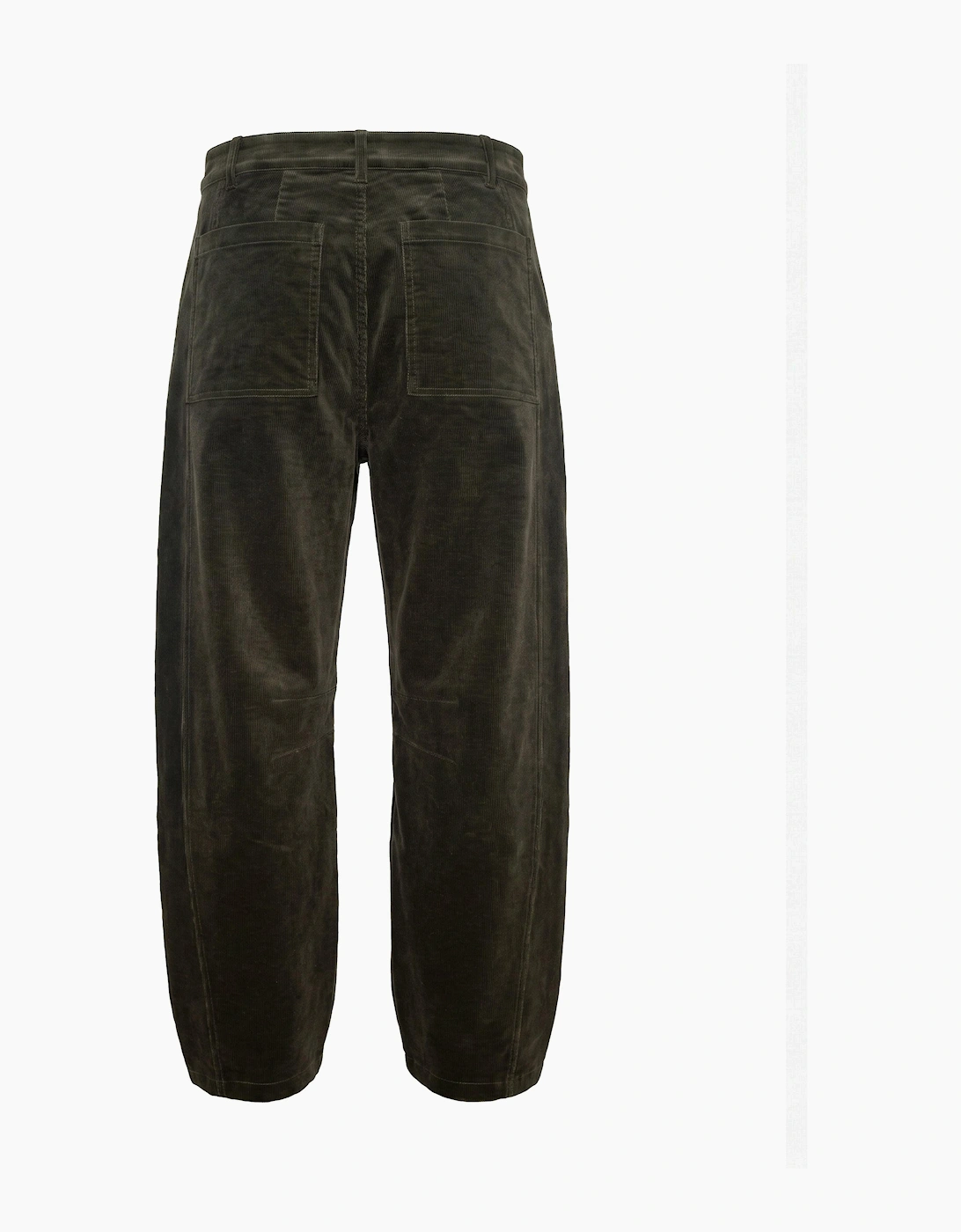 Rosie Corduroy Barrel Jeans - Green