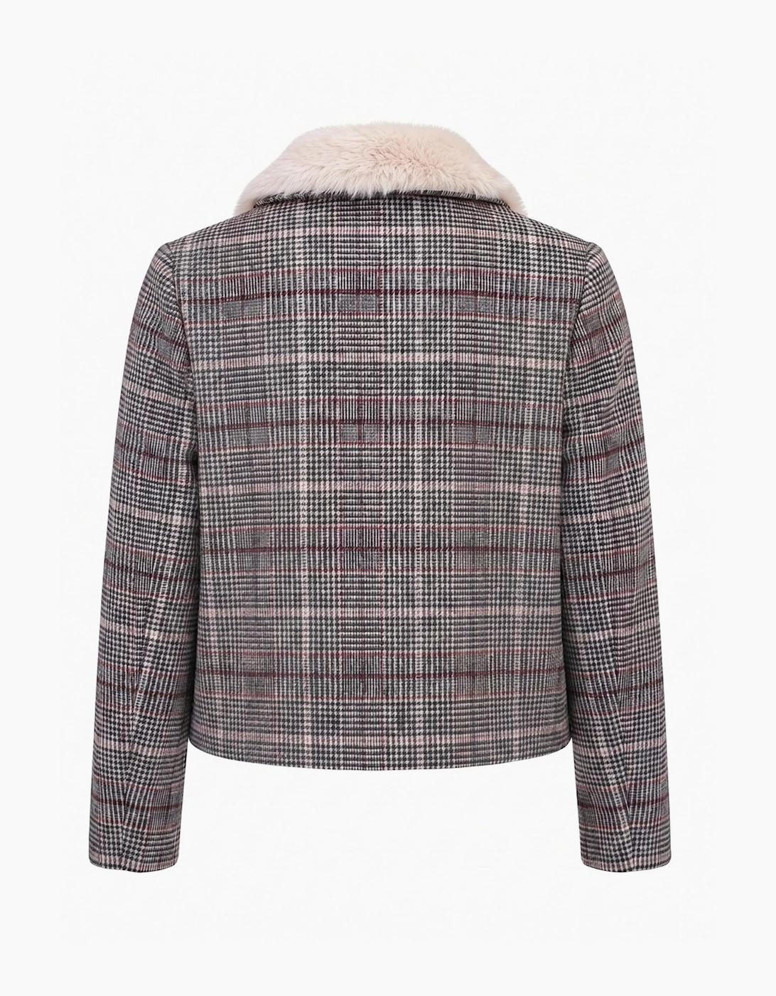 Gisele Wool Check Coat - Multi