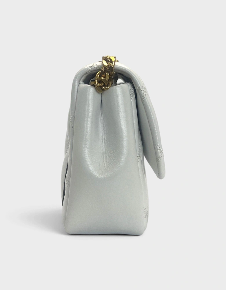 Willa Glazed Small Shoulder Bag White