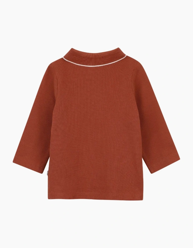 BOSS BABY/TODDLER RED POLO SHIRT J53481