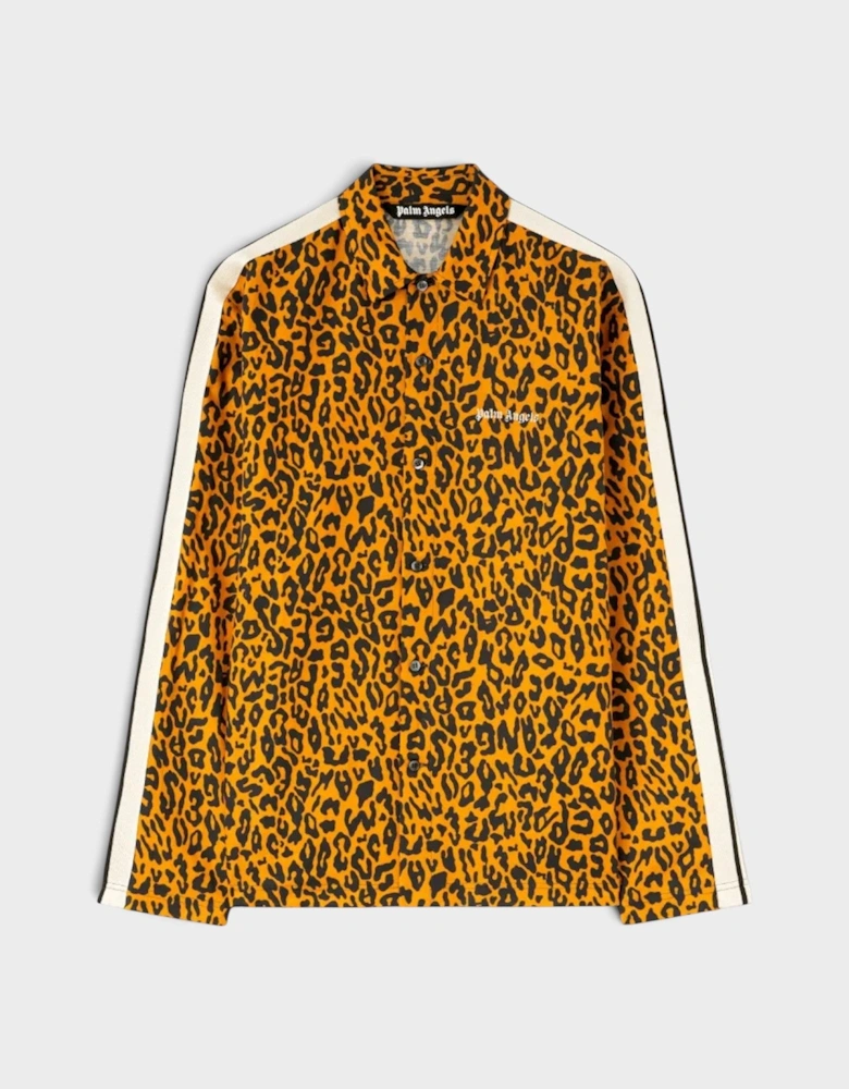 Cheetah Track Shirt Orange Black