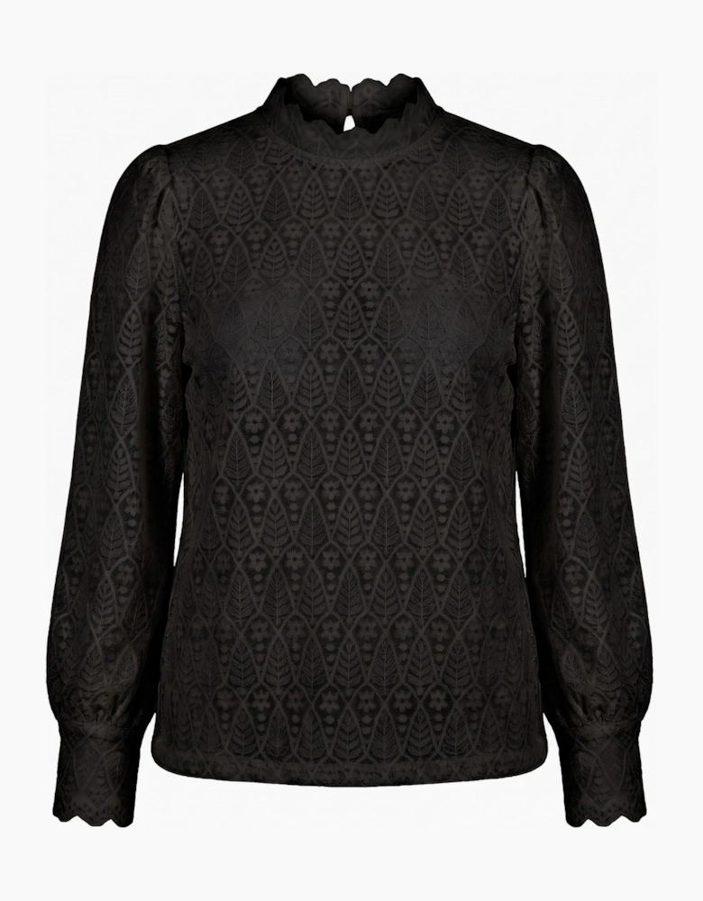 Melody Lace Top - Black