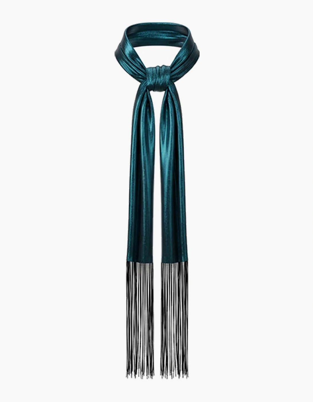 Brandy Skinny Scarf - Blue