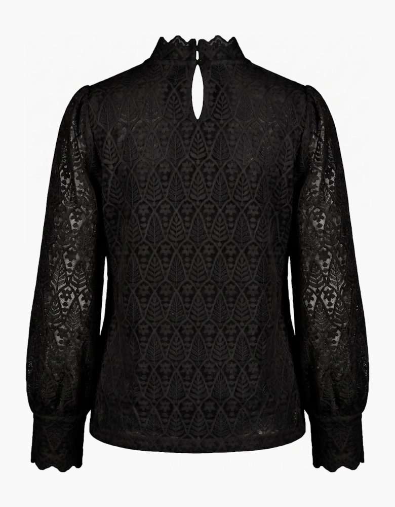 Melody Lace Top - Black