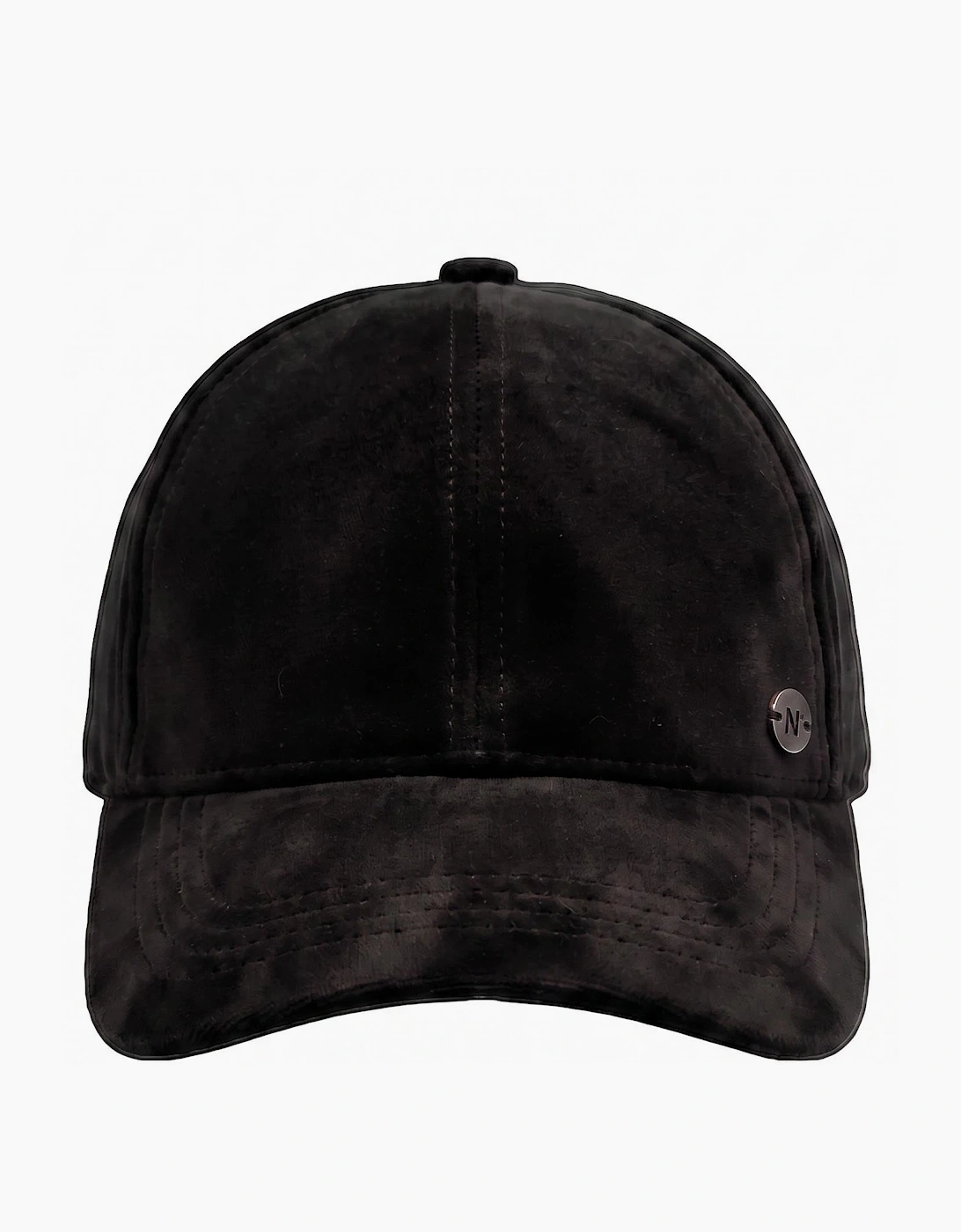 Velvet Baseball Cap-Black
