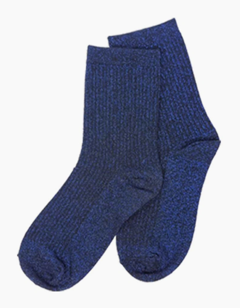 Glitterati Glitter Socks - Blue