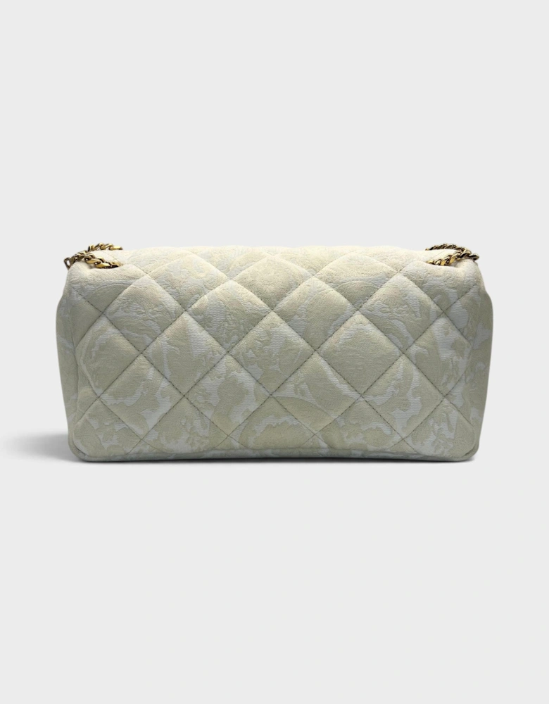 Medusa Head Medium Shoulder Bag Beige
