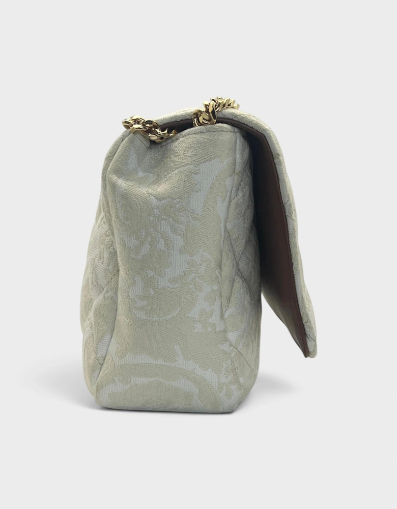 Medusa Head Medium Shoulder Bag Beige