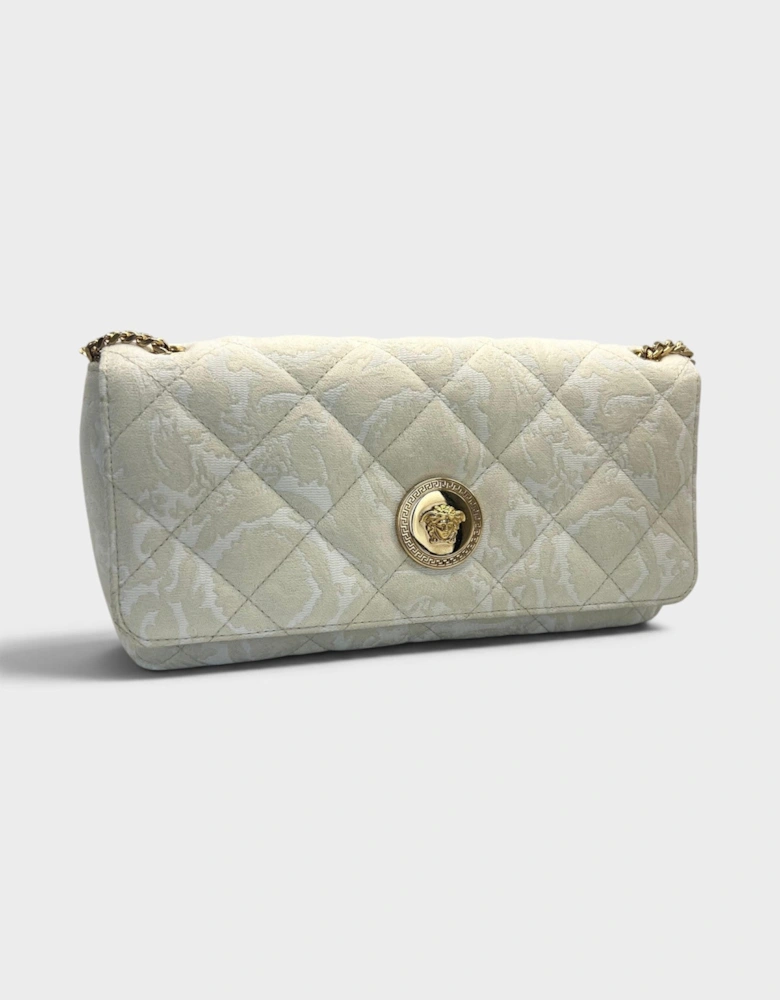 Medusa Head Medium Shoulder Bag Beige