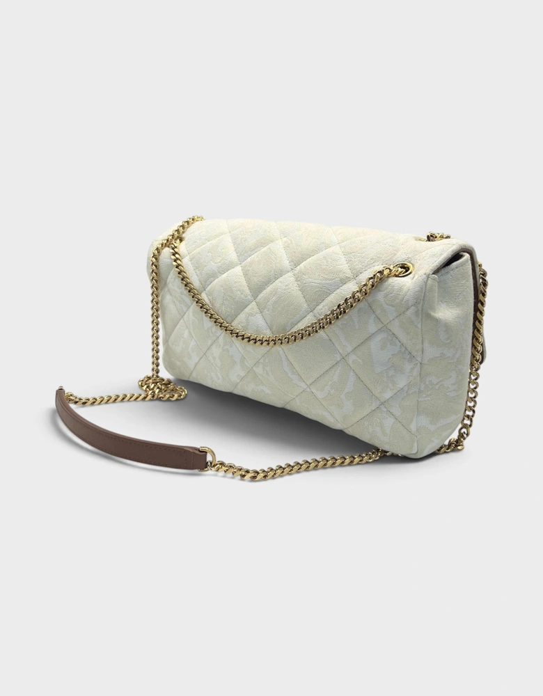 Medusa Head Medium Shoulder Bag Beige