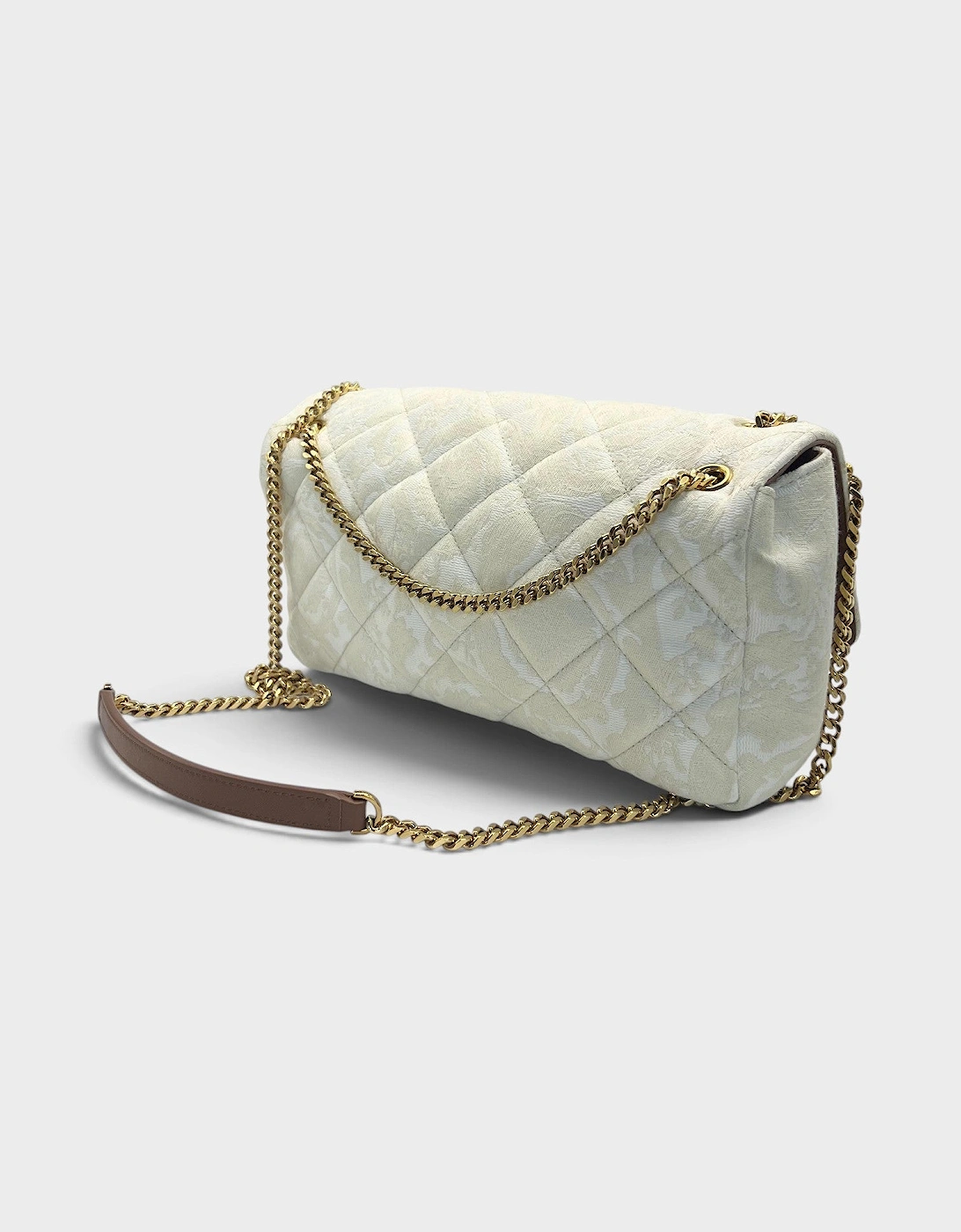 Medusa Head Medium Shoulder Bag Beige