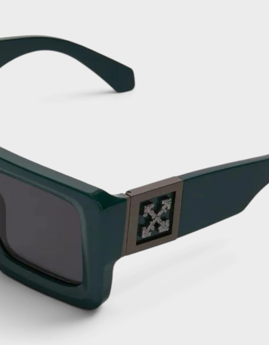 Leonardo Sqaure Frame Arrow Sunglasses Green
