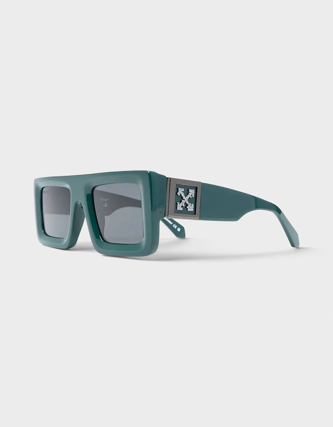 Leonardo Sqaure Frame Arrow Sunglasses Green