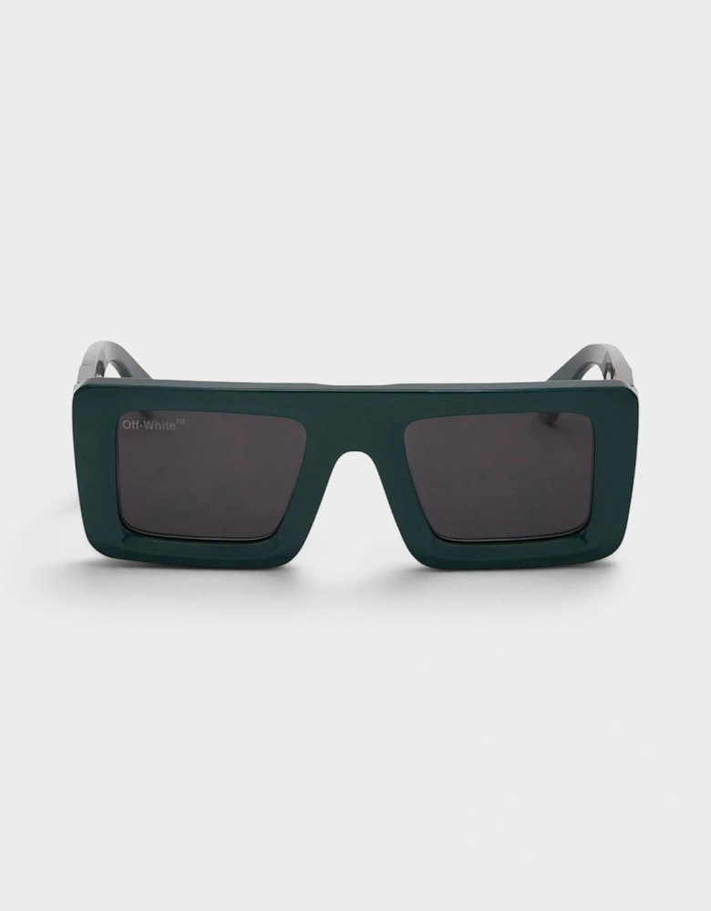 Leonardo Sqaure Frame Arrow Sunglasses Green
