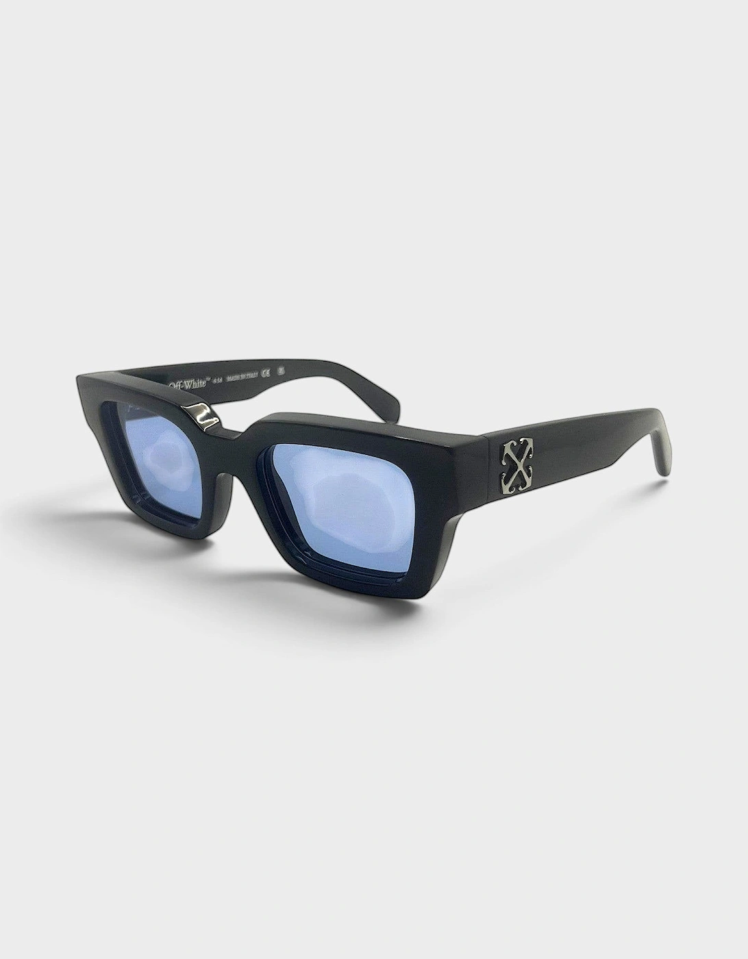 Virgil Arrows Acetate Square Sunglasses Black