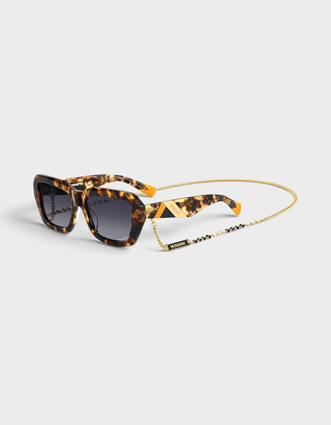 Missoni Missoni Women's Rectangular Round Sunglasses Brown