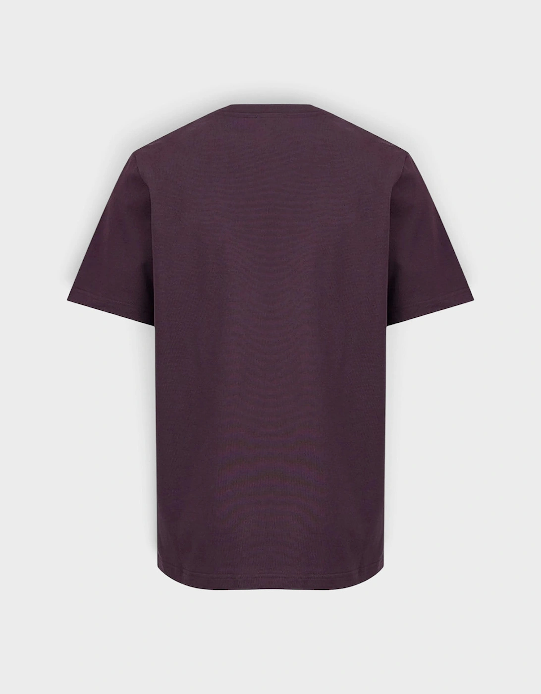 Dragonfly Floral Print T-Shirt Dark Purple