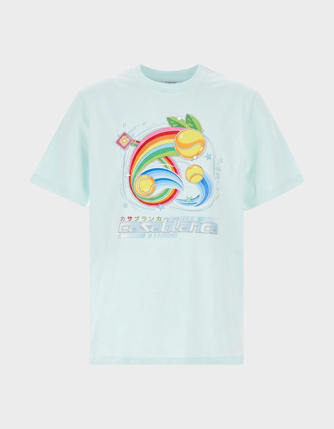 Manga Tennis Ball T-Shirt Light Blue