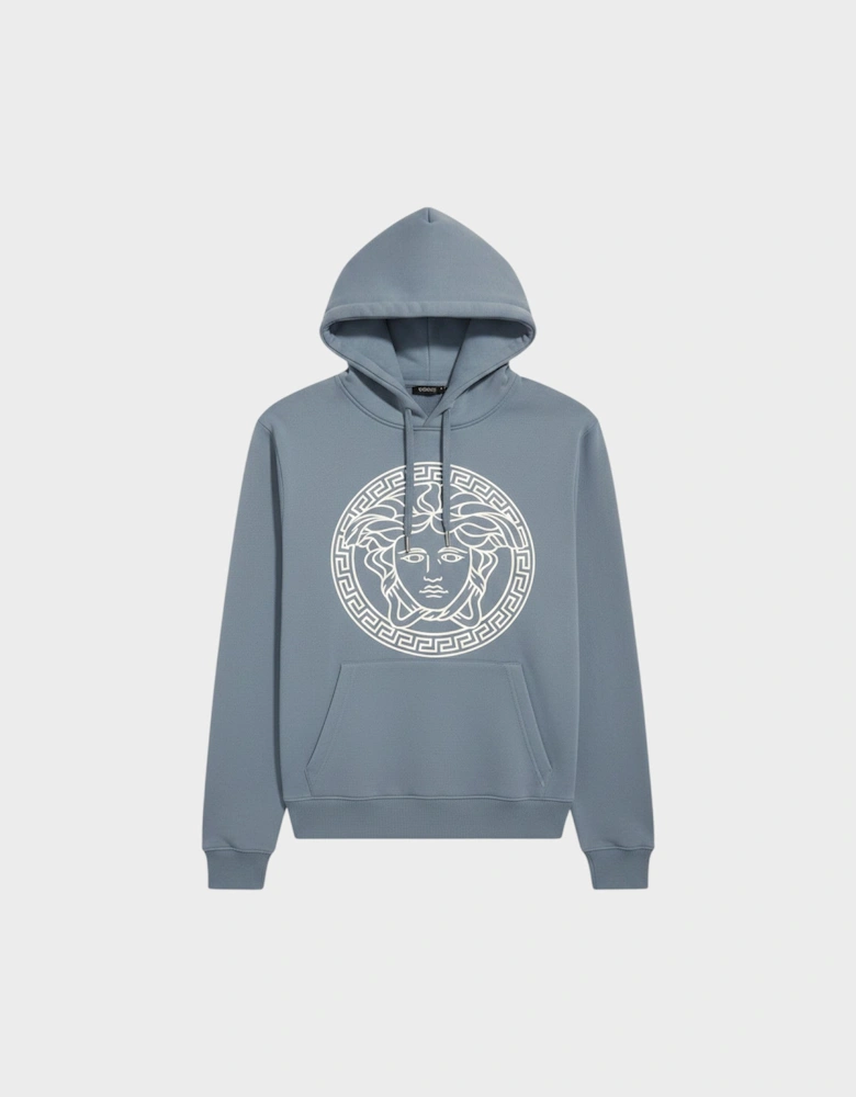 Medusa Logo Hoodie Baby Blue