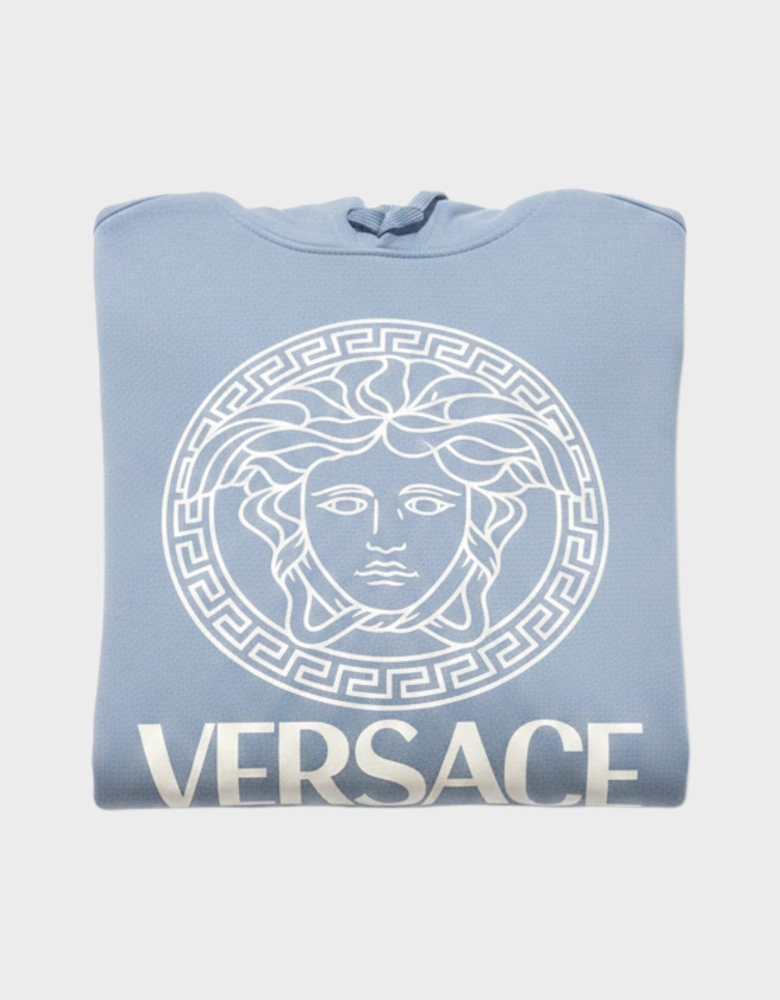 Medusa Logo Hoodie Baby Blue