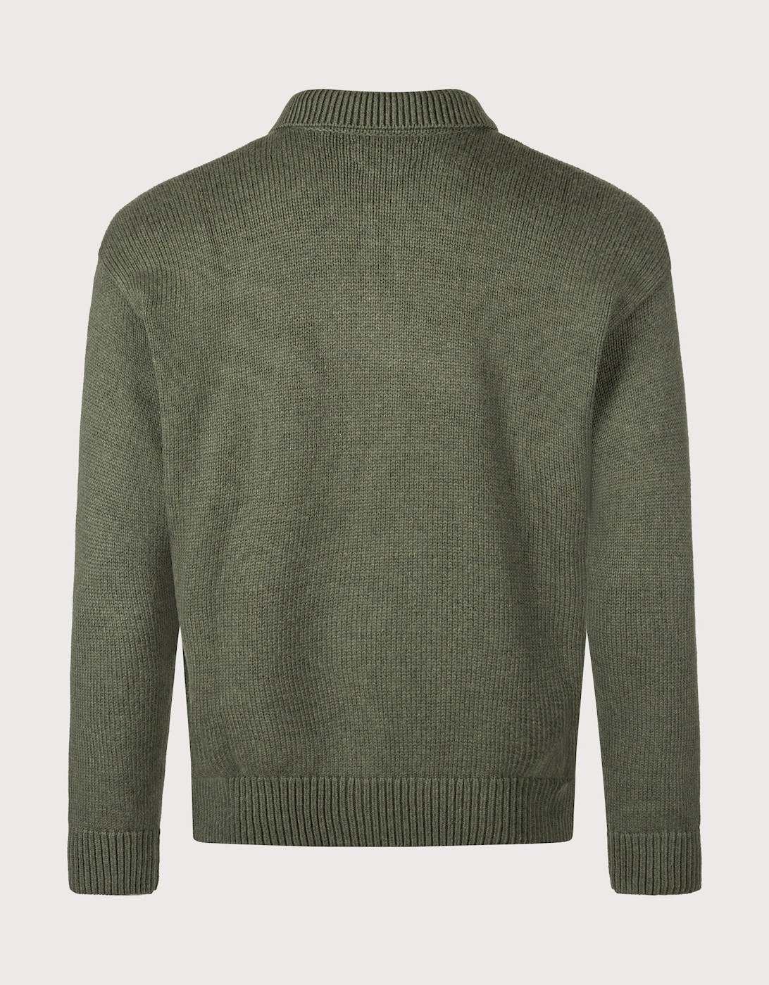 Relaxed Fit Knitted Cotton Jumper