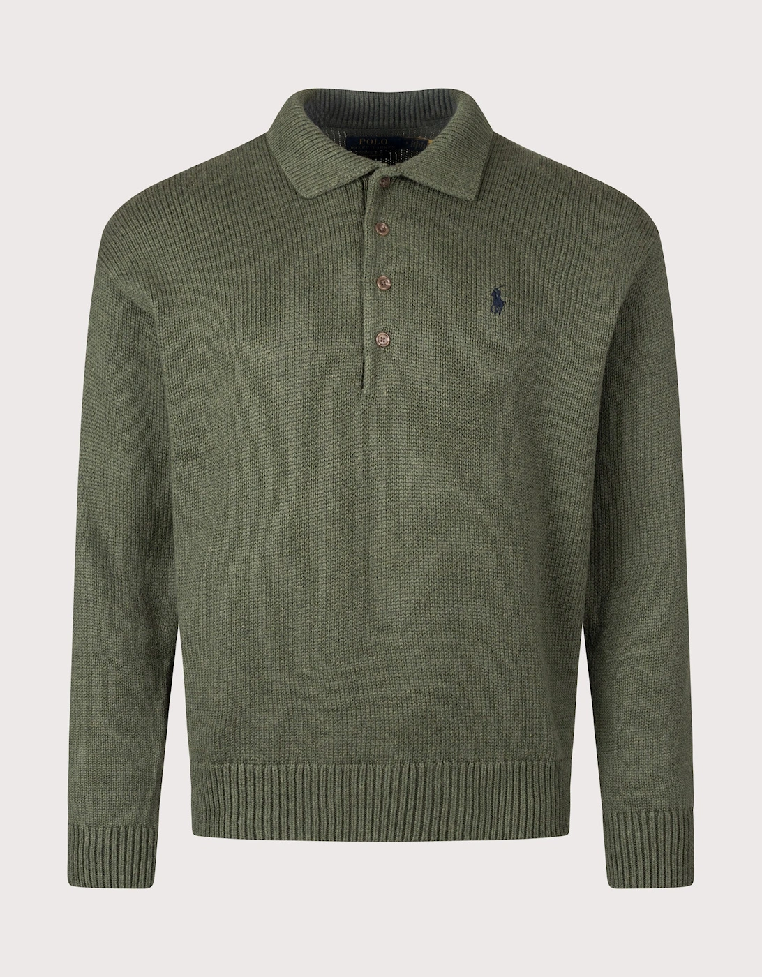 Relaxed Fit Knitted Cotton Jumper