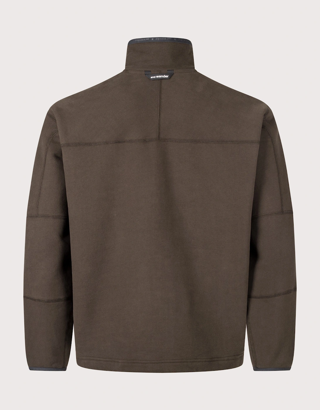 Relaxed Fit Button Placket Overhead Sweatshirt