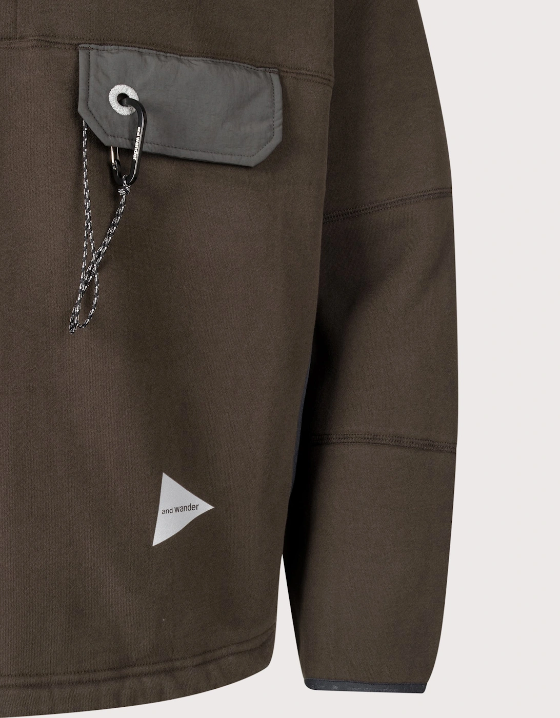 Relaxed Fit Button Placket Overhead Sweatshirt
