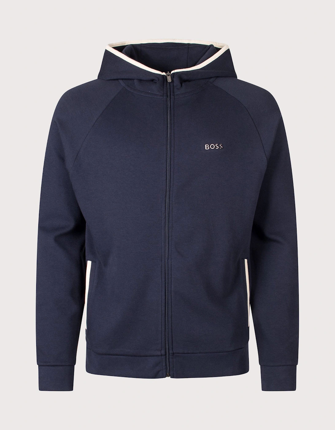 Regular Fit Sense Zip Through Hoodie