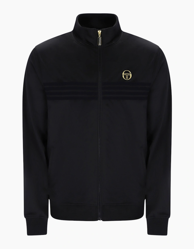 SERGIO TACCHINI NEW VARENA TRACK TOP BLACK/GOLD