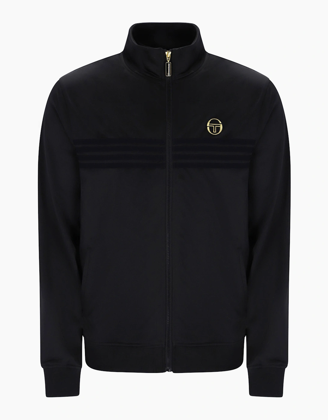 SERGIO TACCHINI NEW VARENA TRACK TOP BLACK/GOLD